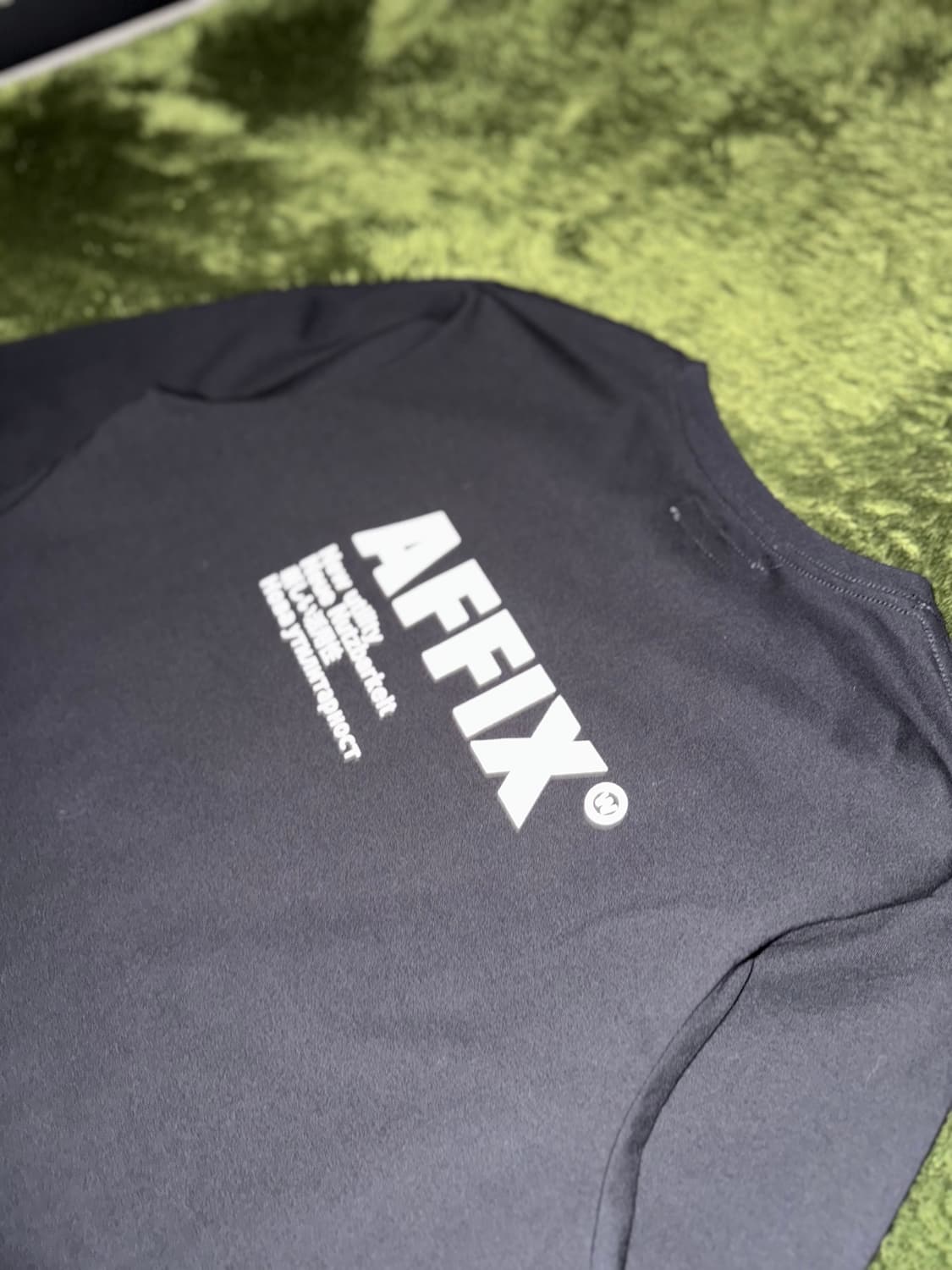 [S] AFFXWRKS 아픽스 오리지널 로고 프린트 롱슬리브 블랙 상품이미지7