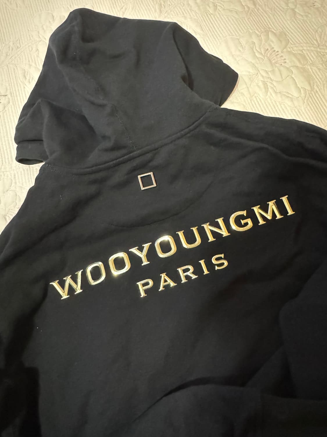 우영미 후드 백로고 46사이즈 상품이미지1