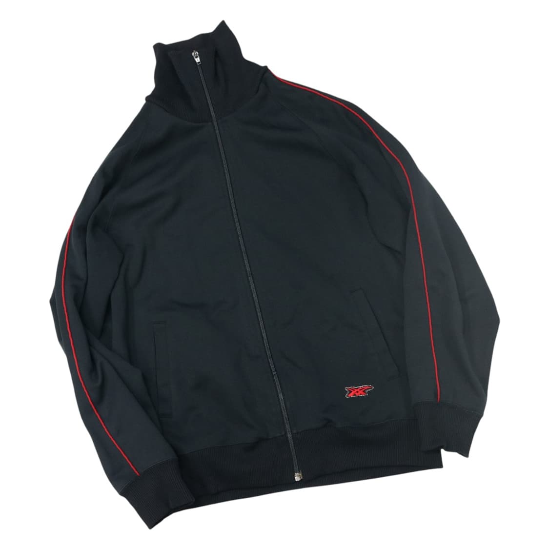 ASICS 아식스 빈티지 레드 라인 블랙 트랙탑 L 상품이미지1