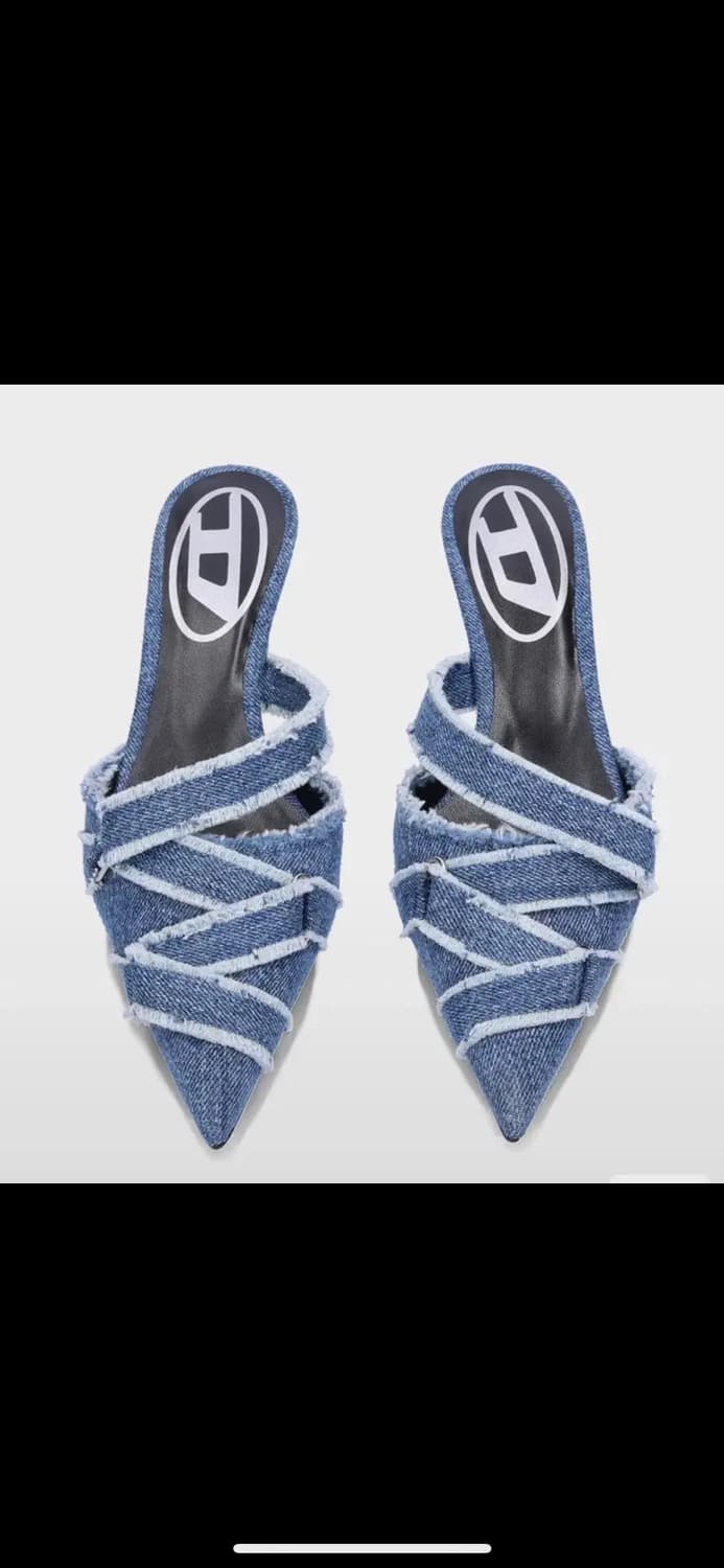 디젤 여성 D 키티 데님 힐 상품이미지1