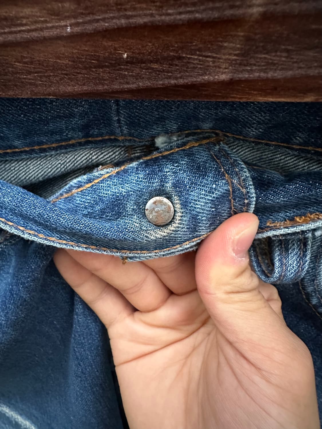70s USA Levis 66전기 데님 팬츠 상품이미지9
