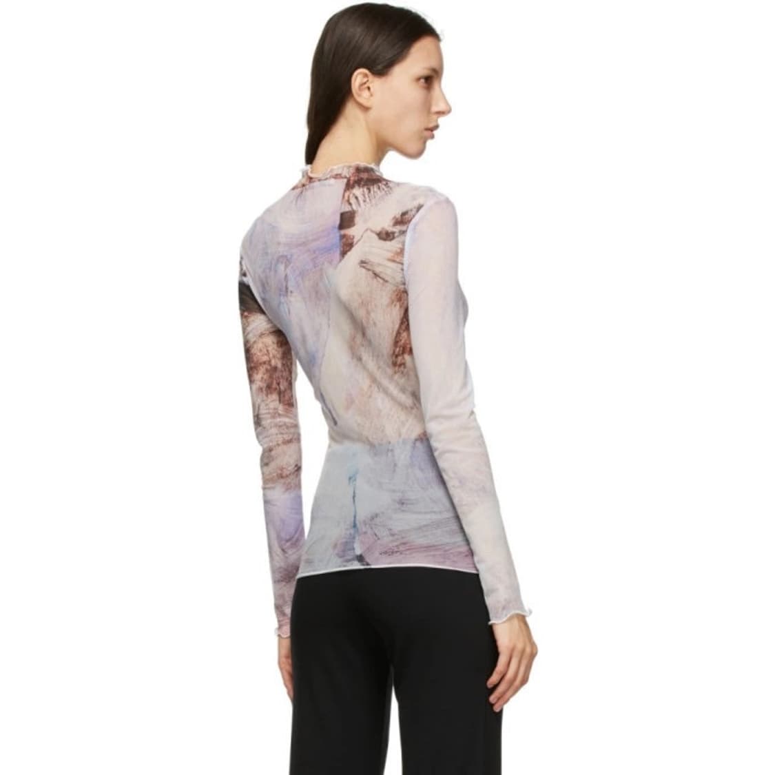 아워레가시 멀티컬러 엣칭 터틀넥 상품이미지5