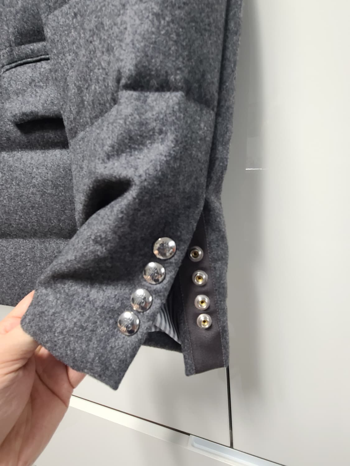 [3 SIZE] 몽클레어 감마 블루 패디드 블레이저 상품이미지6