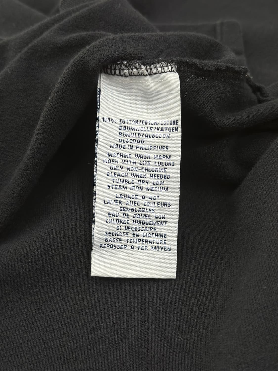 폴로 랄프로렌 블랙/화이트 커스텀핏 빅포니 카라티  상품이미지6