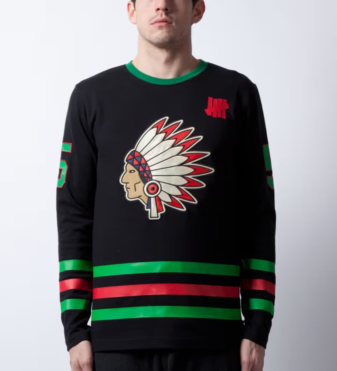 [M] UNDEFEATED BLACK NATIVE JERSEY 상품이미지3
