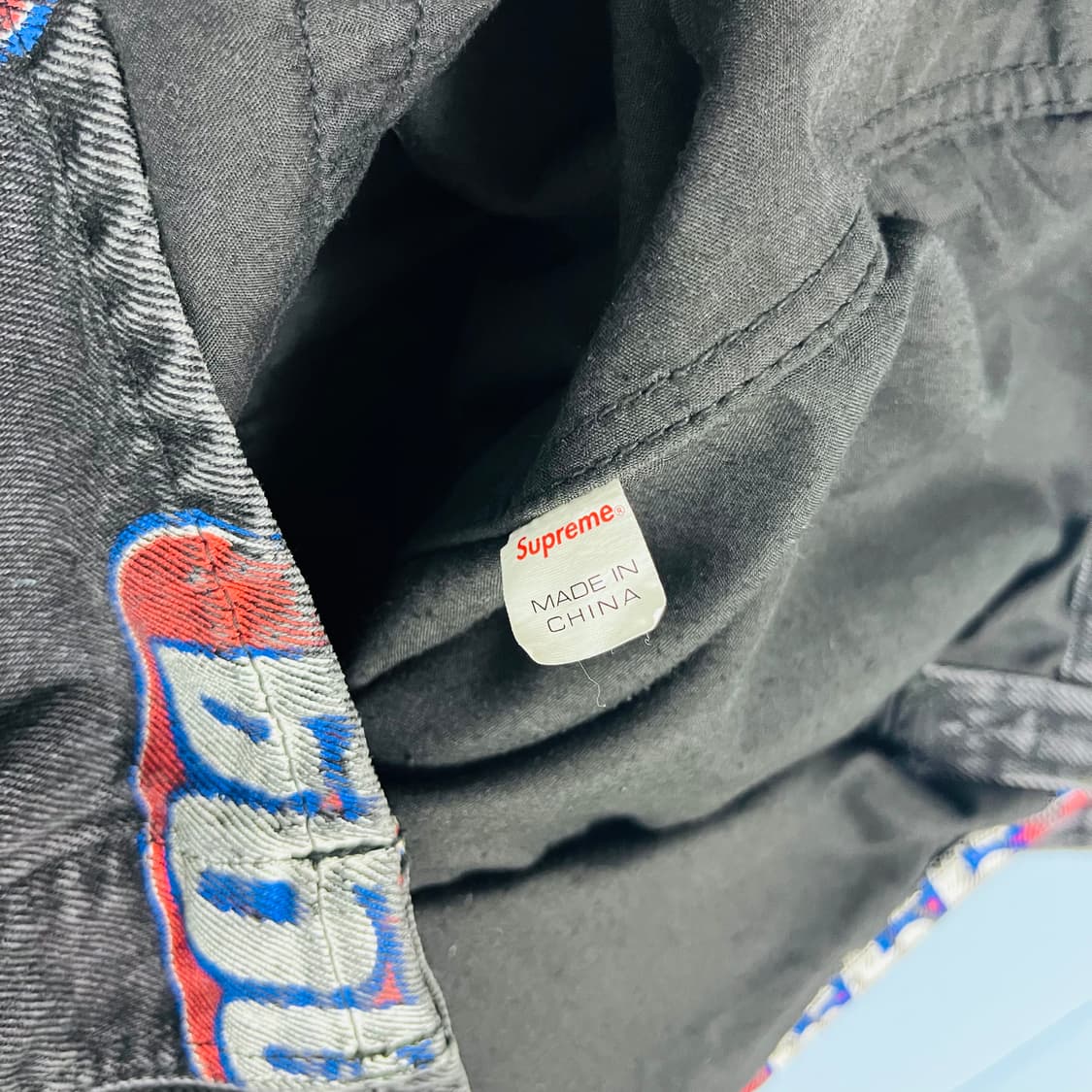 슈프림 666 데님 토트백 상품이미지4