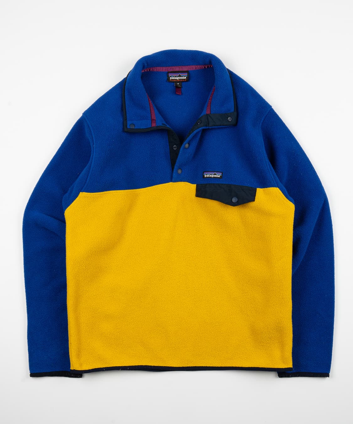 파타고니아 신칠라 옐로 블루 투톤 멘 M~L 상품이미지1