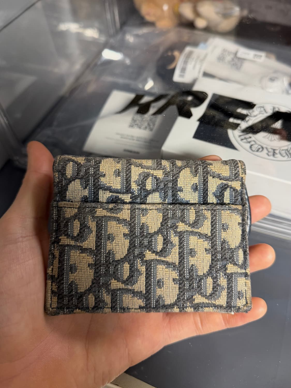 디올 오블리크 새들 카드지갑 상품이미지2