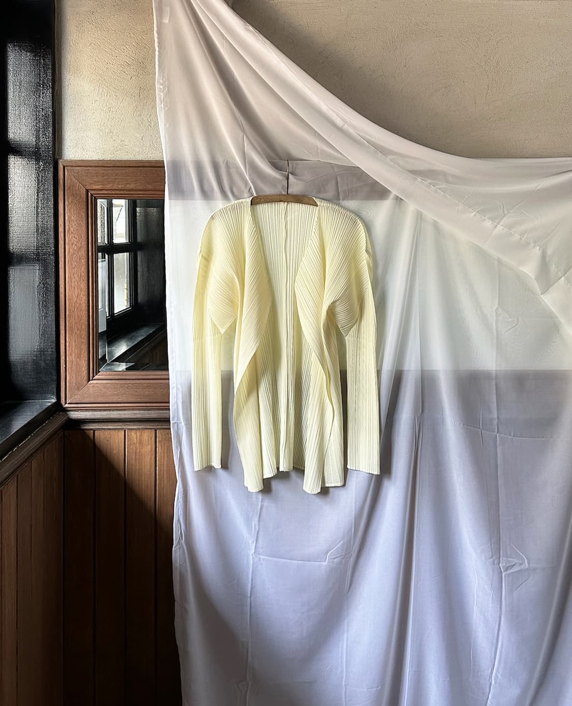 PLEATS PLEASE yellow cardigan 상품이미지6