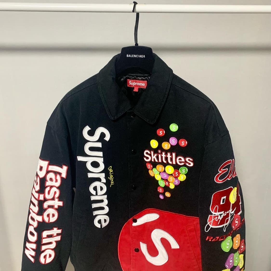 정품/21FW 슈프림 x 스키틀즈 미첼 네스 바시티  상품이미지3