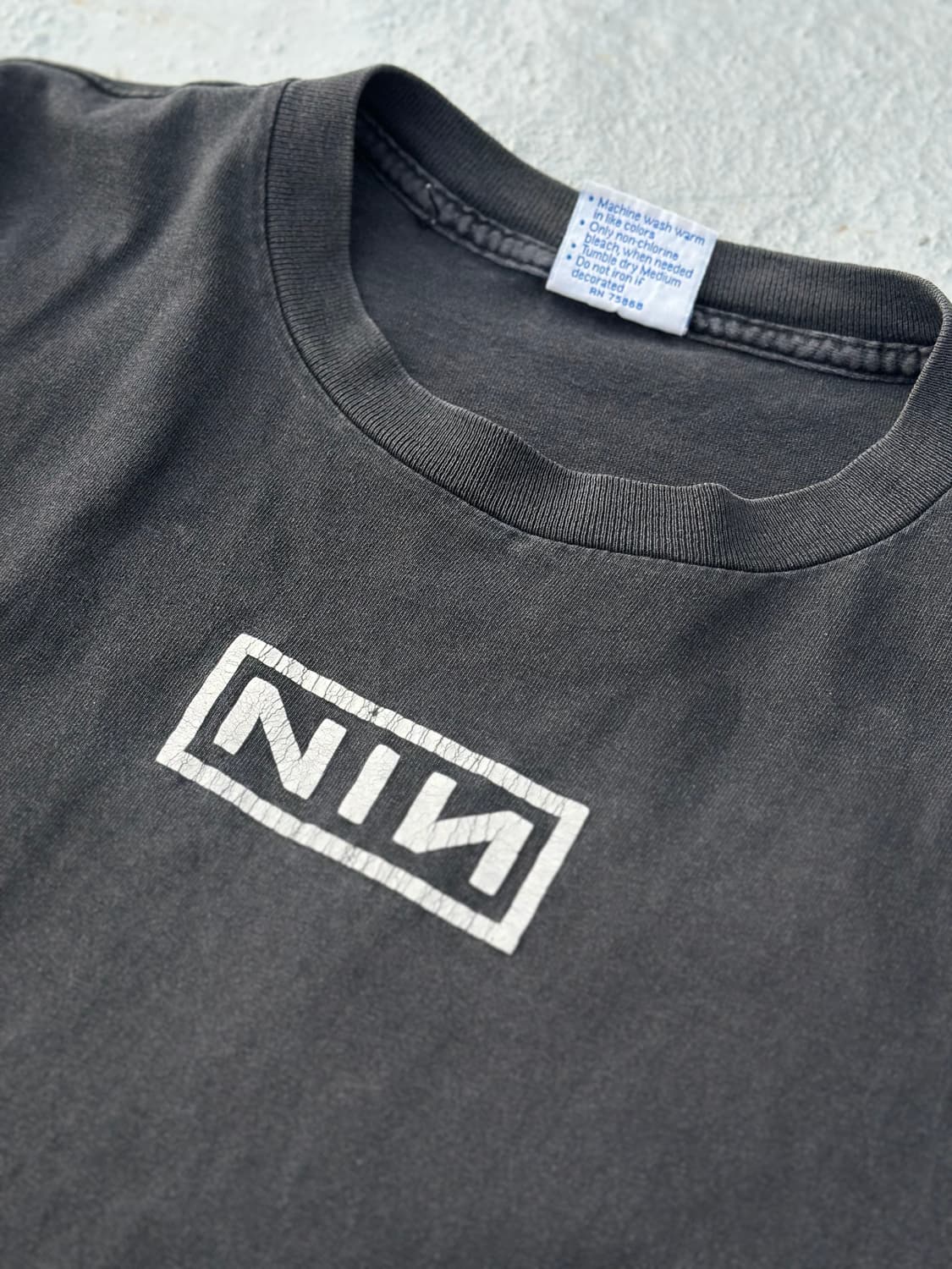 90s 나인 인치 네일스 Nine inch nails 밴드티 XL 상품이미지2