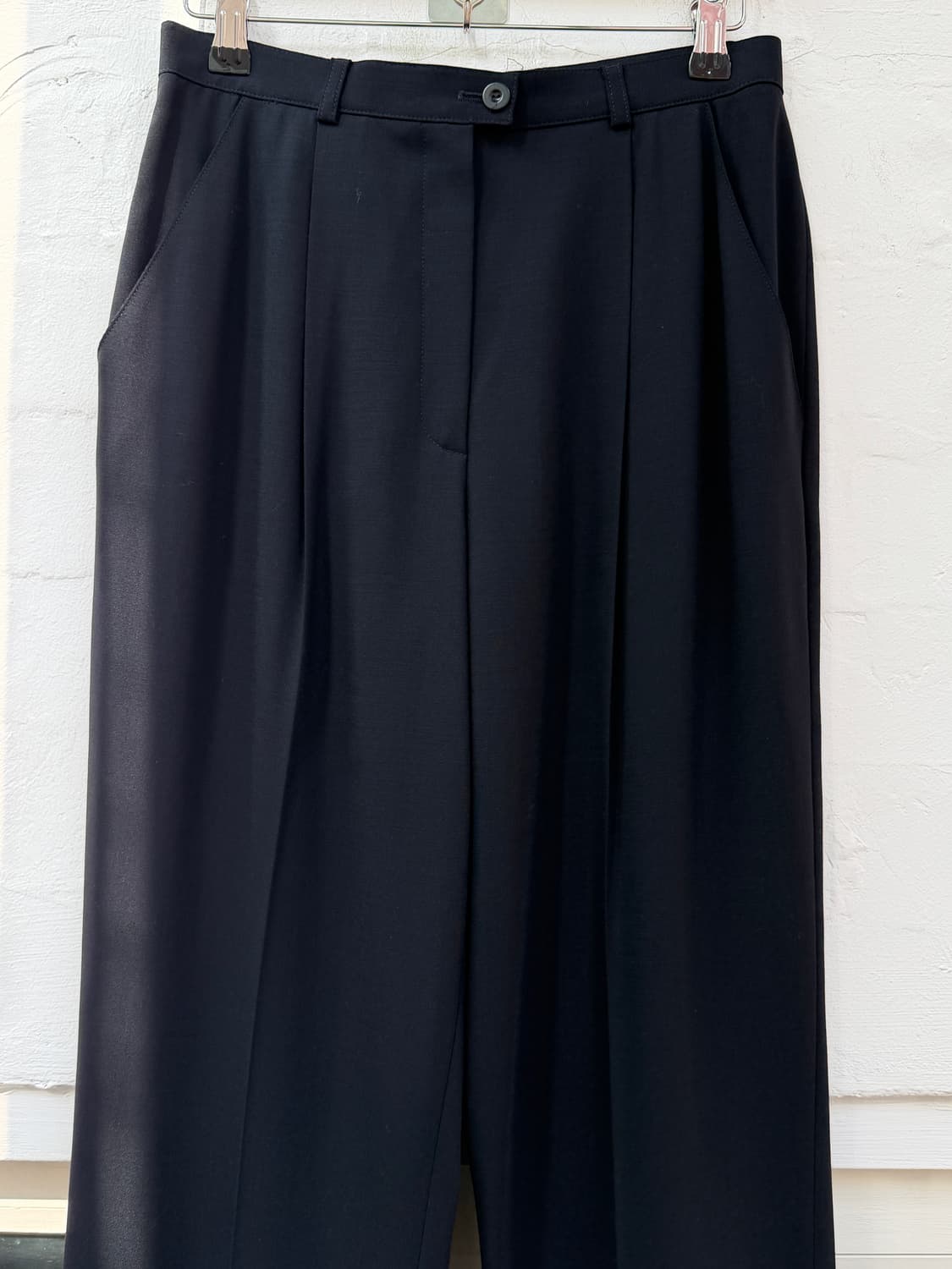 Escada 에스카다 블랙 하이웨스트 울 트라우저 36 상품이미지2