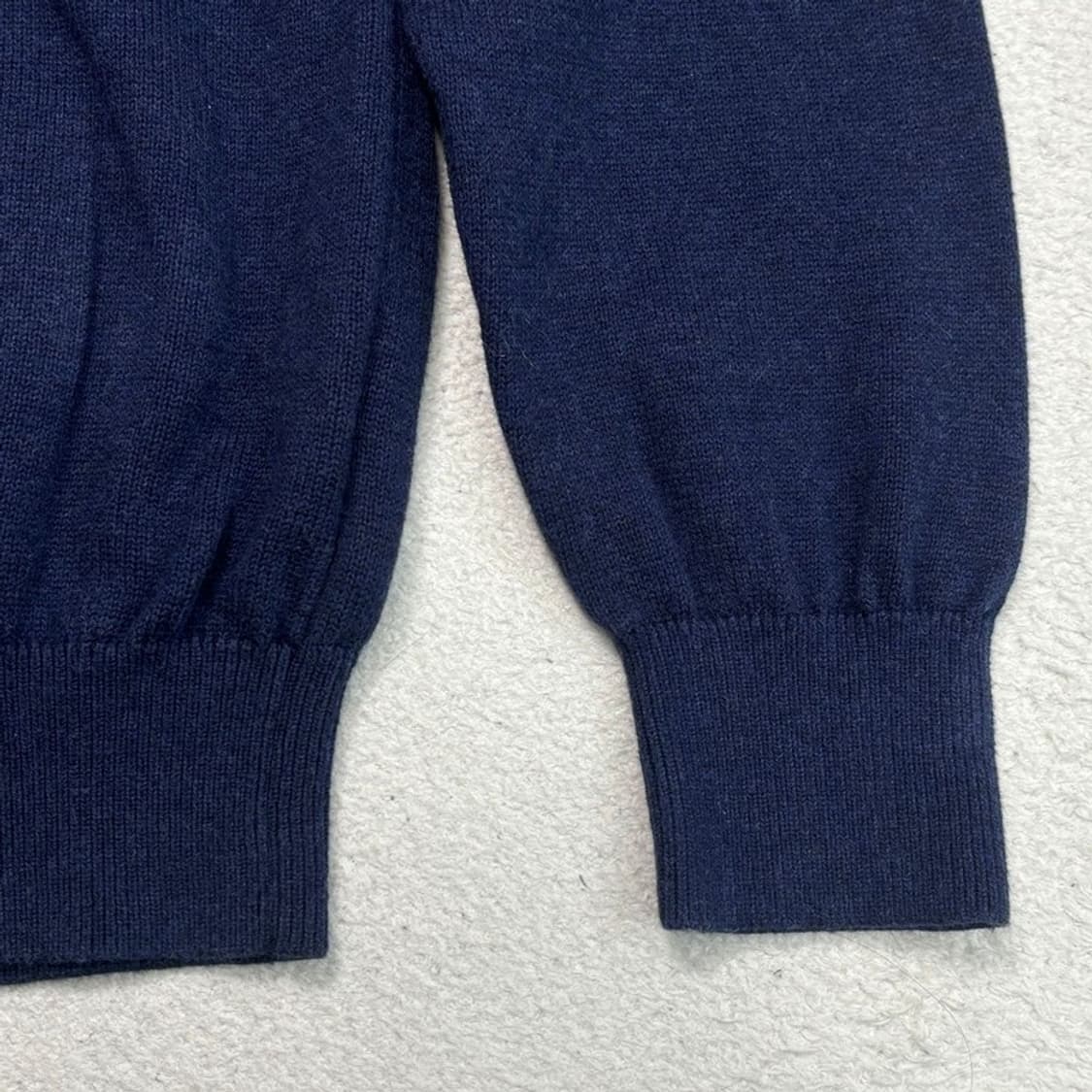 TOMMY HILFIGER 하프 집업 니트 네이비 M 상품이미지3