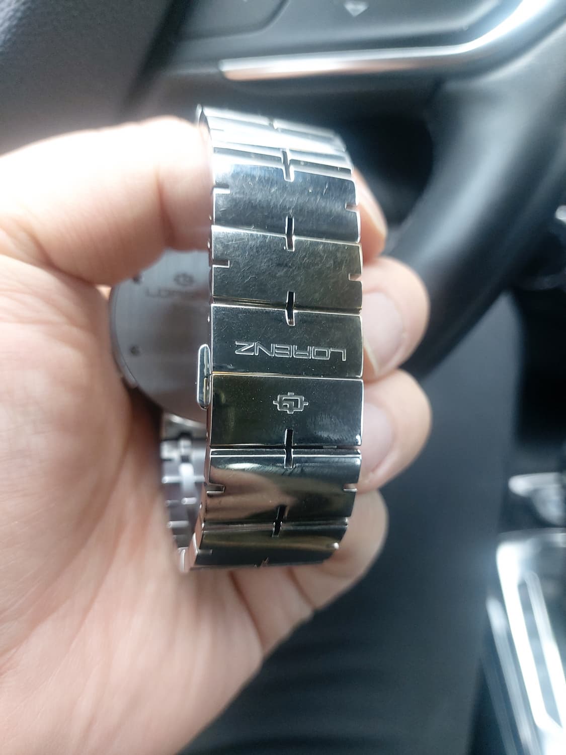 로렌즈 옐로우 크로노그래프 남성 시계 상품이미지3