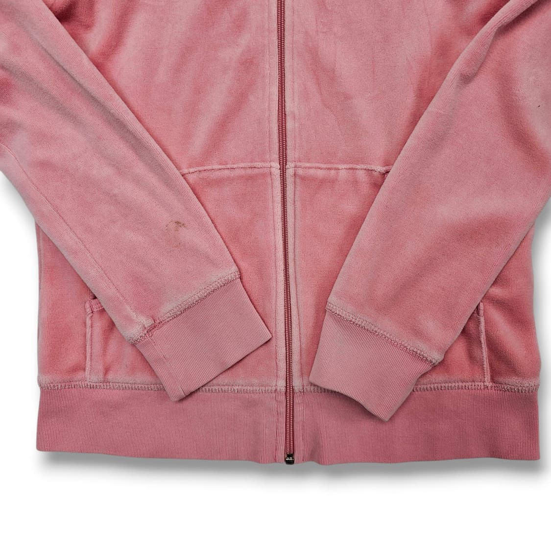 M Juicy Couture 벨벳 후드집업 딸기우유 핑크 상품이미지7