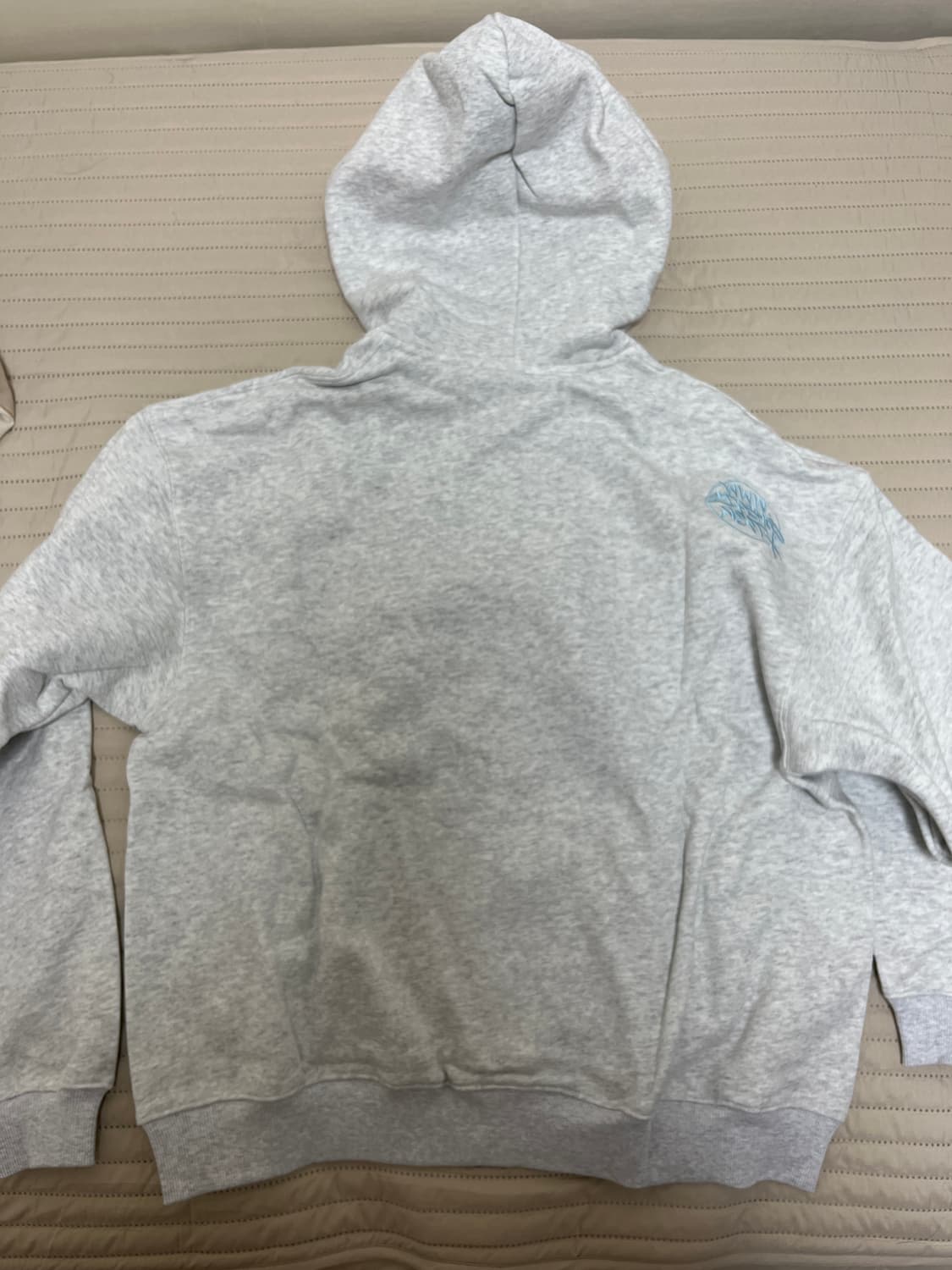 [L] IDA 아이디에이 로고 후드 집업 그레이 새상품 상품이미지6