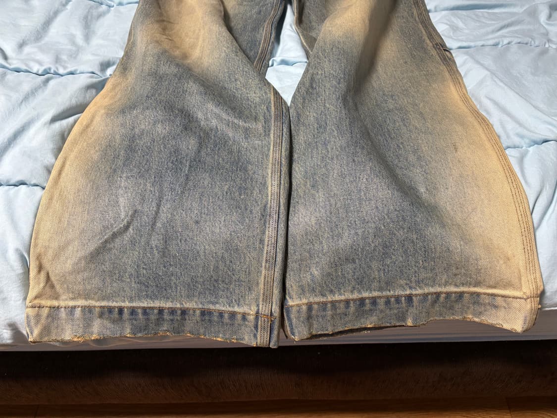 2) 알렌느 왁스 코팅 사이드진 데님 상품이미지7