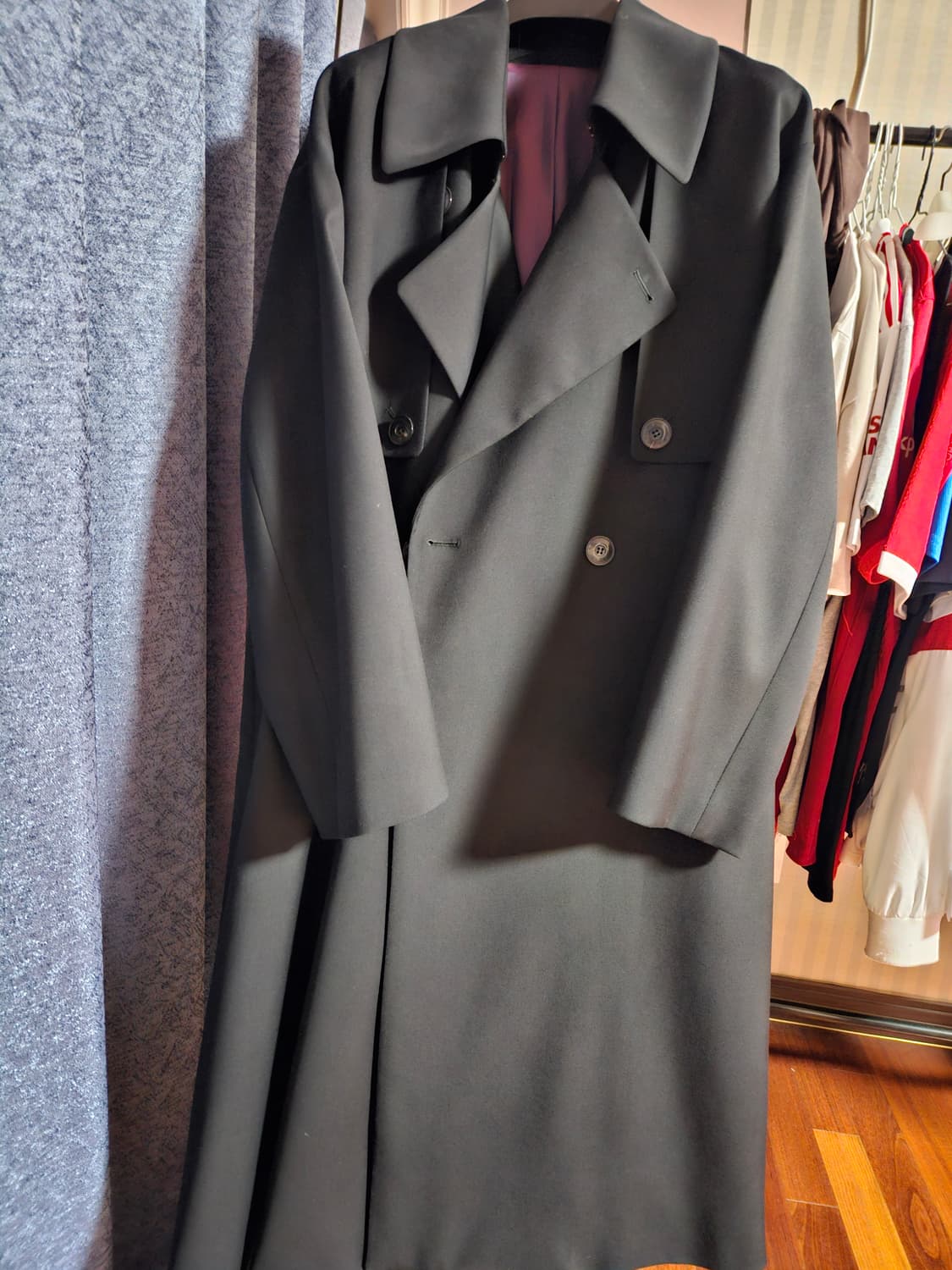 주앙옴므 트렌치코트 블랙M사이즈 상품이미지1