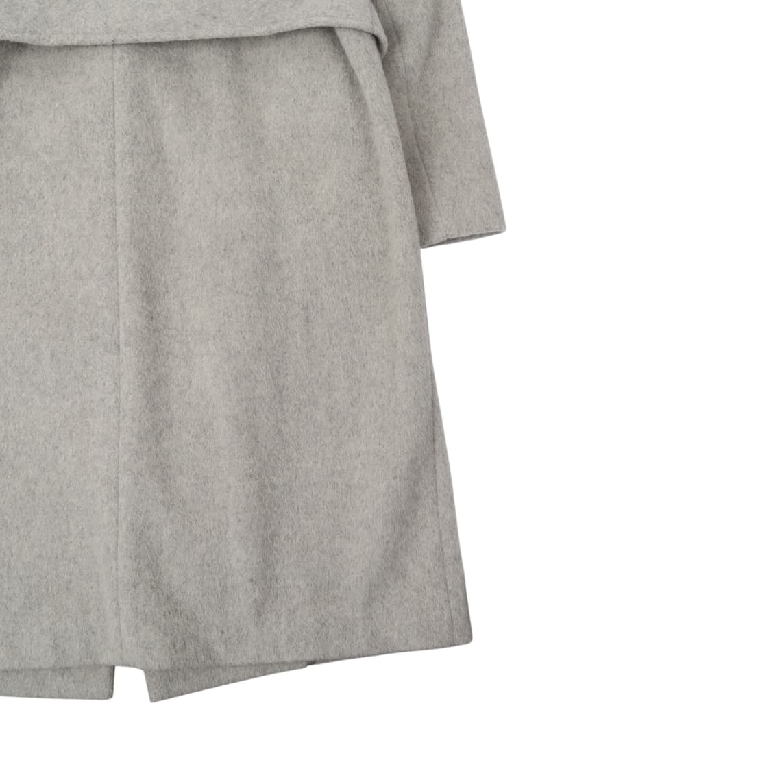 프레드페리 그레이 울 로브 코트 상품이미지7