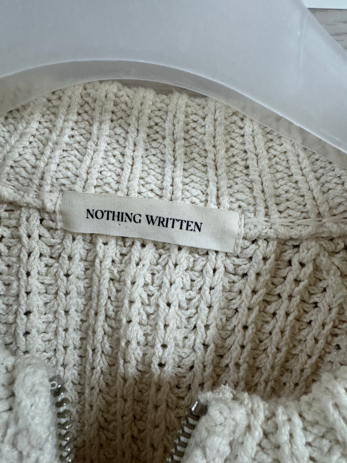 낫띵리튼 니트 가디건 아이보리(제니 착용) 상품이미지6