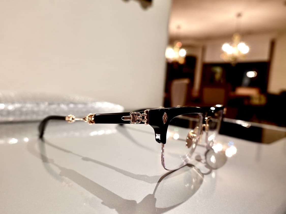 크롬하츠 에바질리스트 블랙/골드 안경 상품이미지7