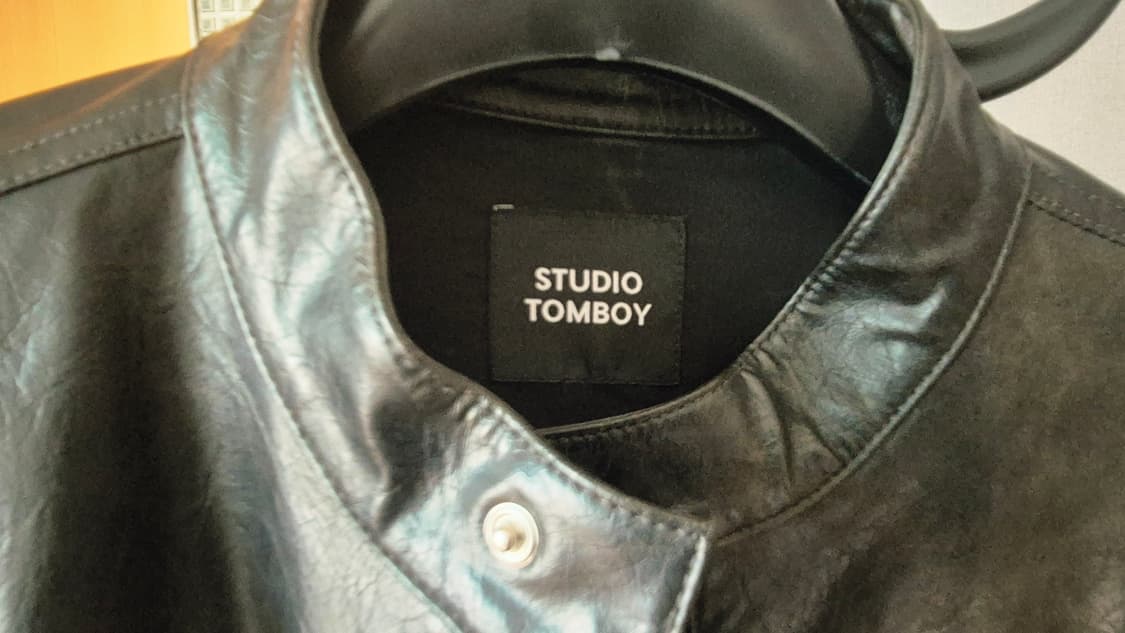 스튜디오톰보이 레더 바이커자켓 상품이미지3