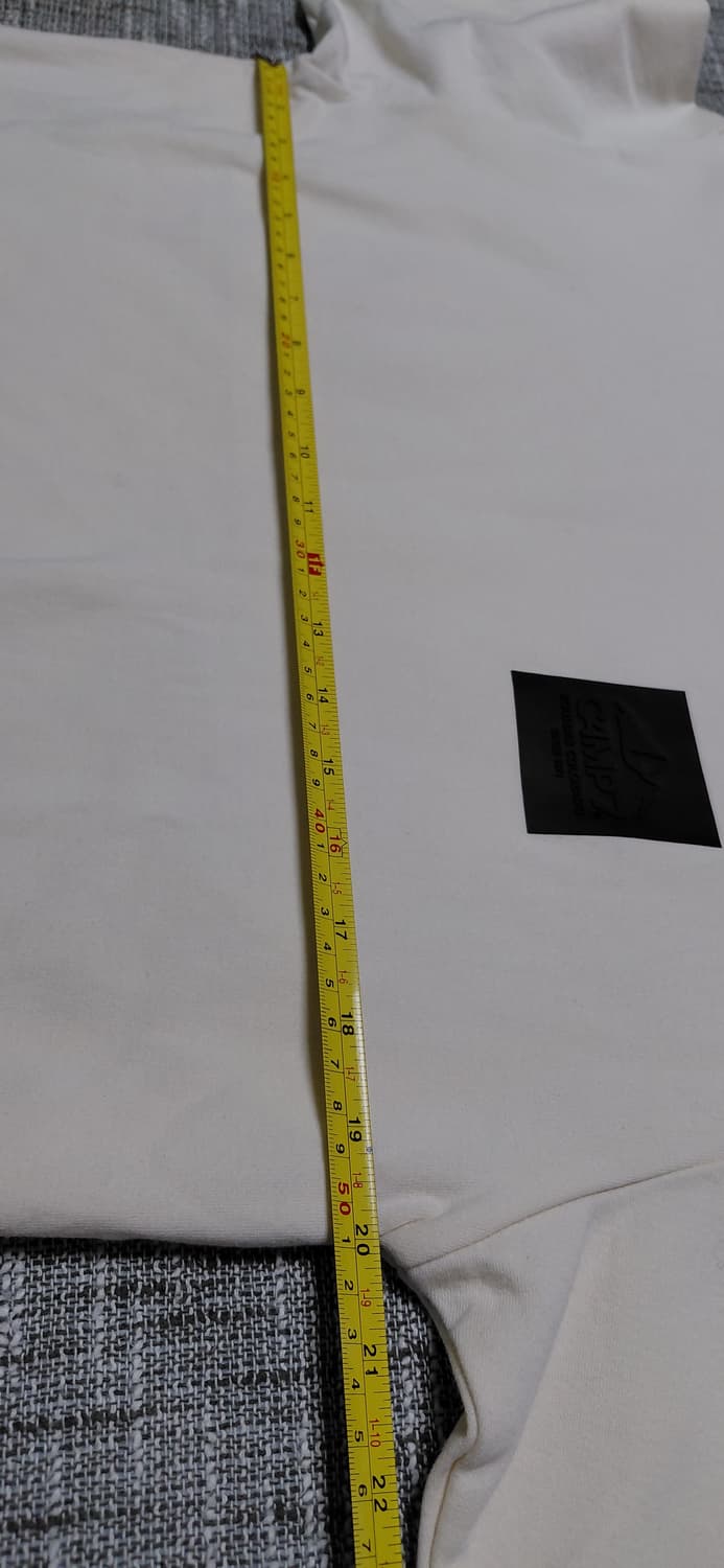 일본 CAMP7 롱슬리브 티셔츠 S 아이보리 상품이미지8