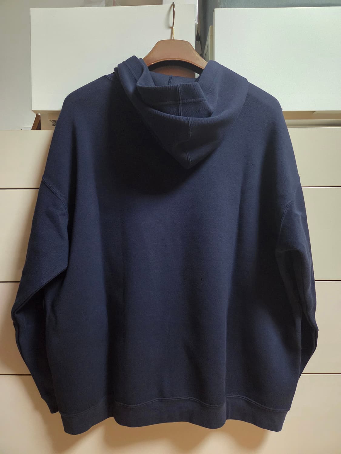 무인양품 무지 LABO 후드집업 네이비 L-XL 상품이미지2