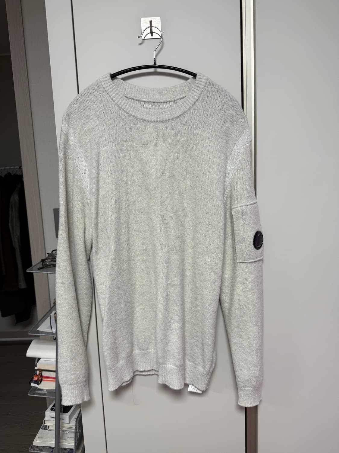 Cp컴퍼니 와펜 아이보리 니트 상품이미지1