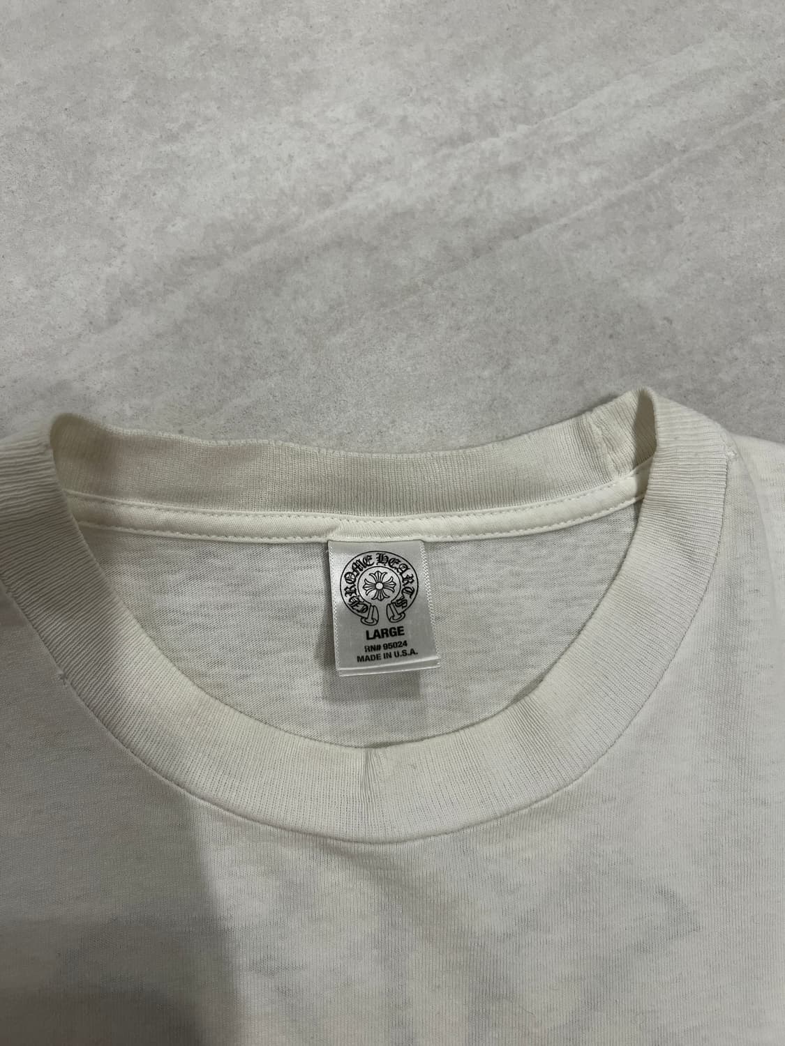 크롬하츠 스크롤 크로스 반팔 상품이미지3