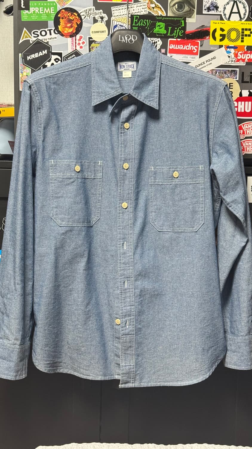 [M] 브론슨 샴브레이 셔츠 상품이미지1