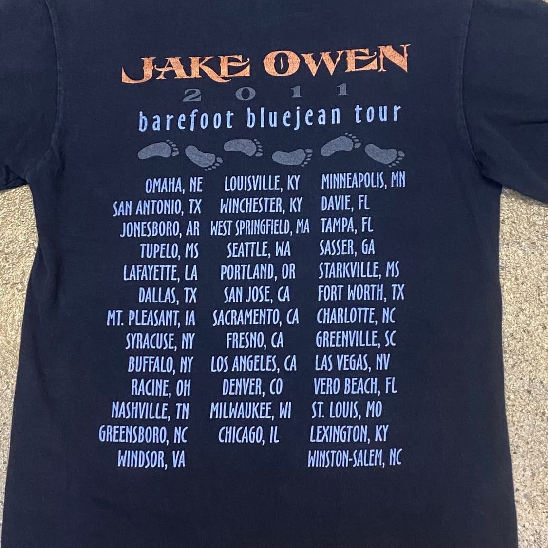 미국 빈티지 가수 제이크 오웬 프린팅 굿즈티 락티셔츠 반팔티 상품이미지6