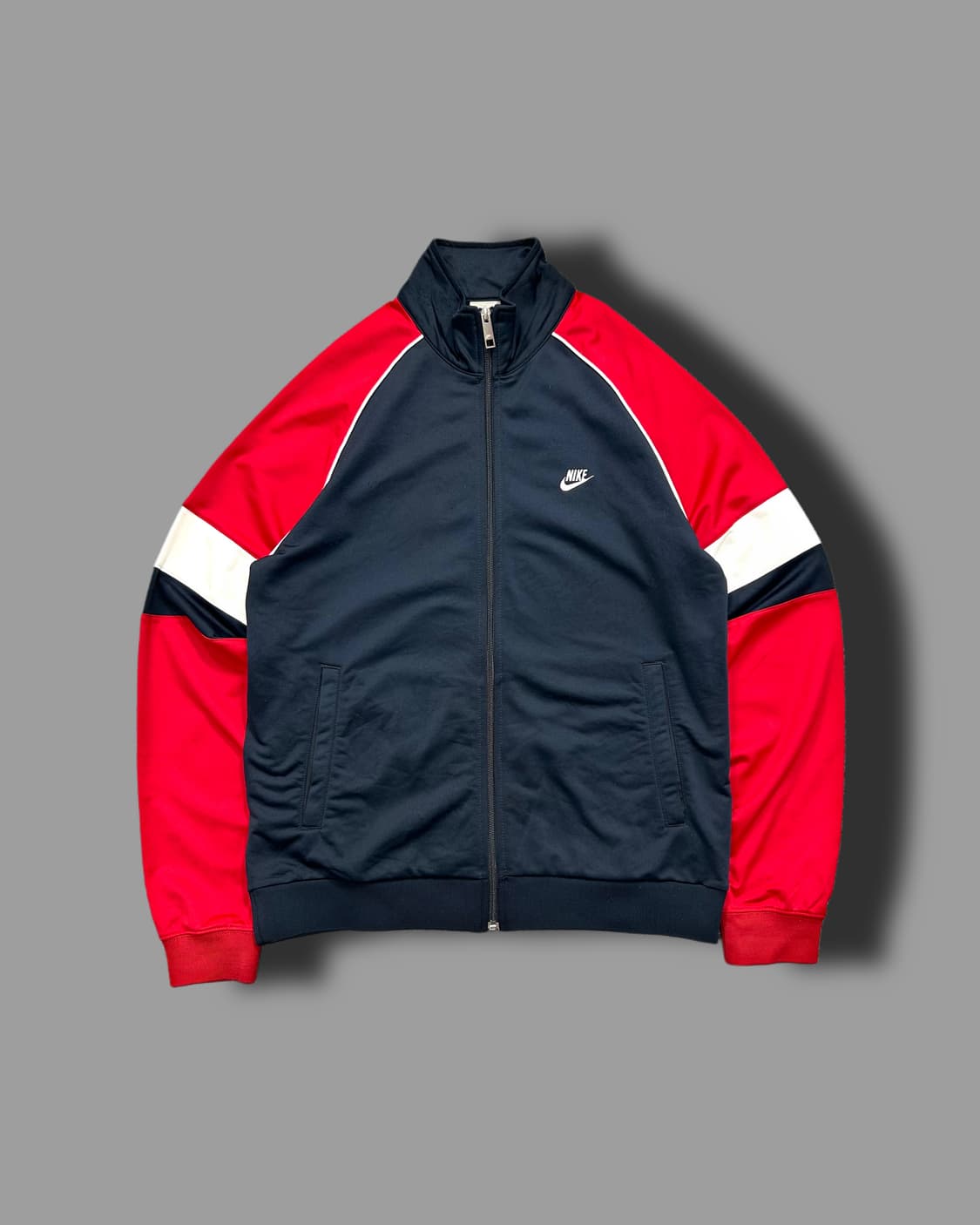 나이키 00s 레드 네이비 트랙탑 져지 M 상품이미지4