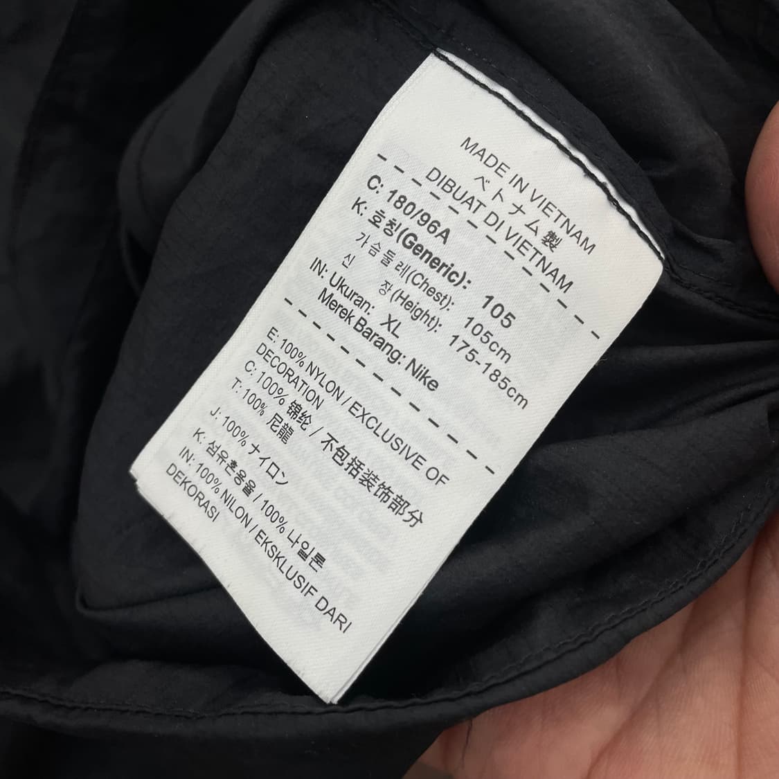 나이키 러닝 패커블 아노락 바람막이 상품이미지5