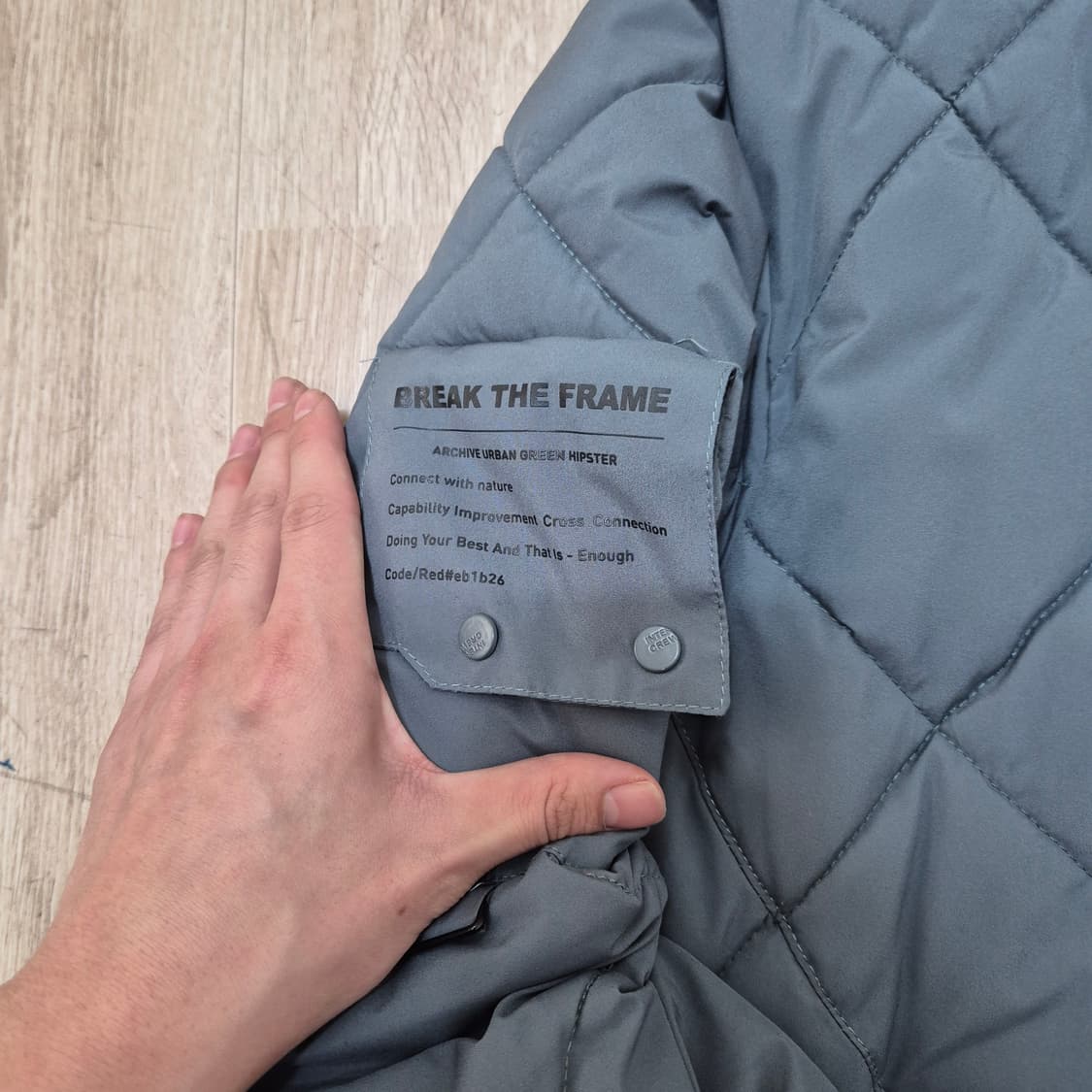 인터크루 남성 퀼팅 항공점퍼 상품이미지4