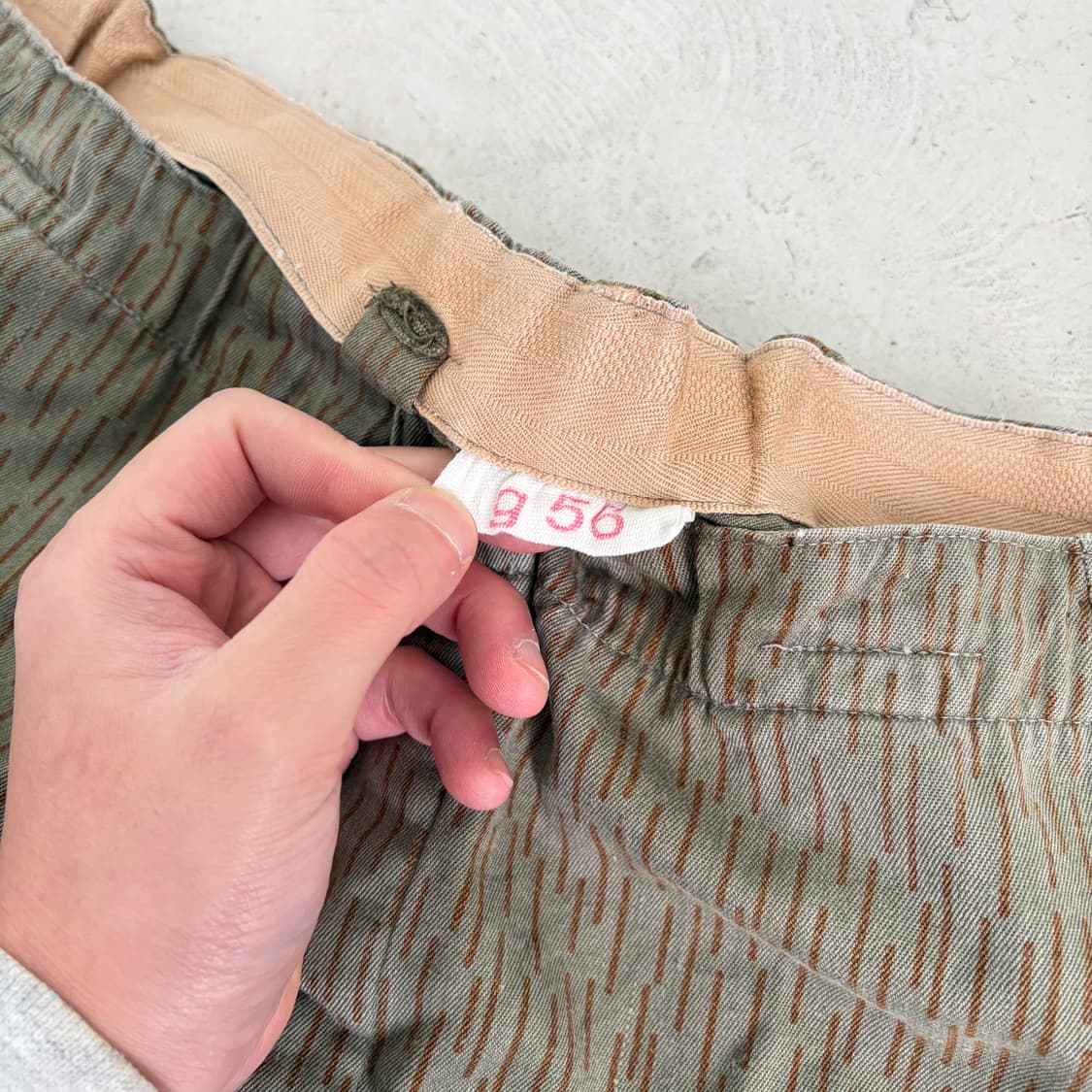 80s OG 동 독군 레인드롭 밀리터리 카모팬츠 37 상품이미지5