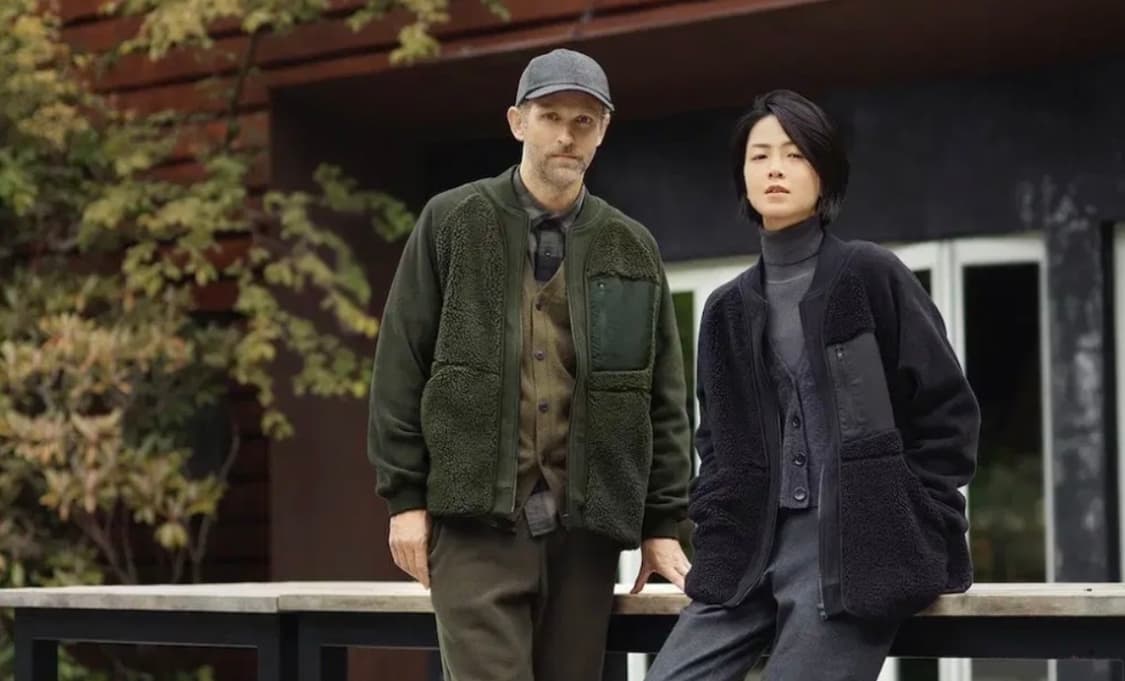 유니클로 화이트마운티어링 플리스 자켓_L 상품이미지2