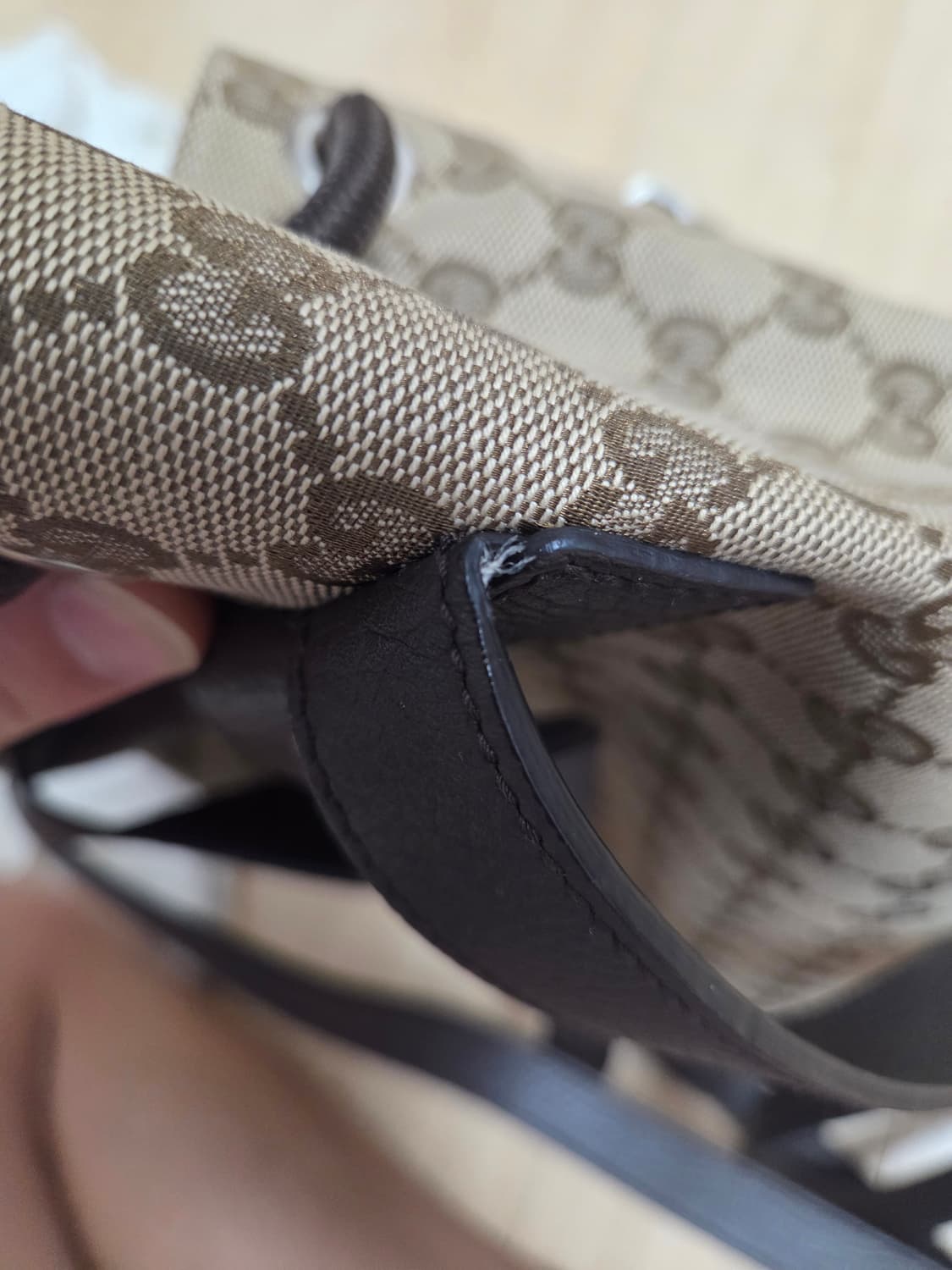 구찌 gg 캔버스 드로우 백팩 상품이미지4