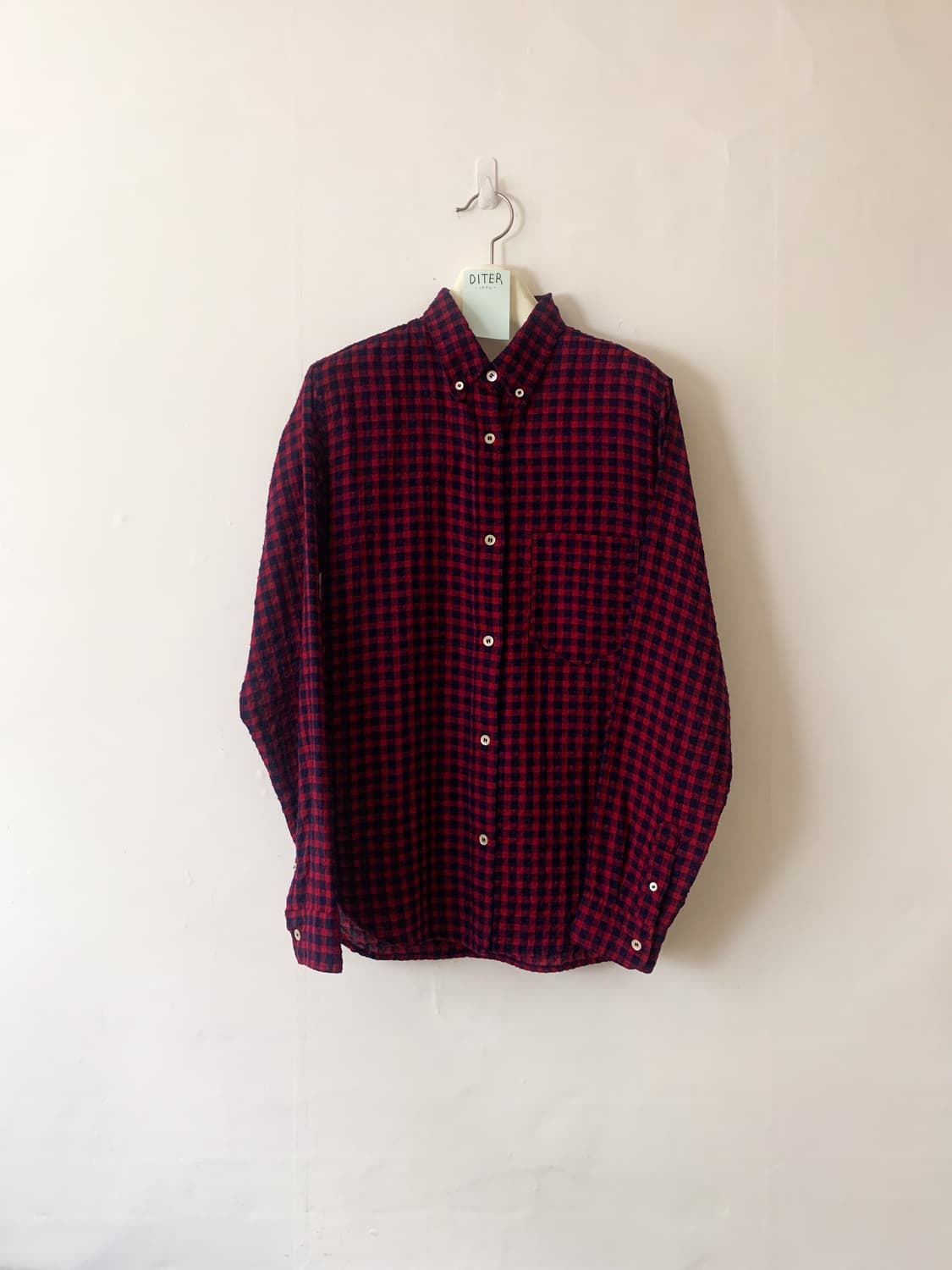 이자벨마랑 에뚜왈 ISABEL MARANT ÉTOILE깅엄 체크 셔츠 상품이미지1