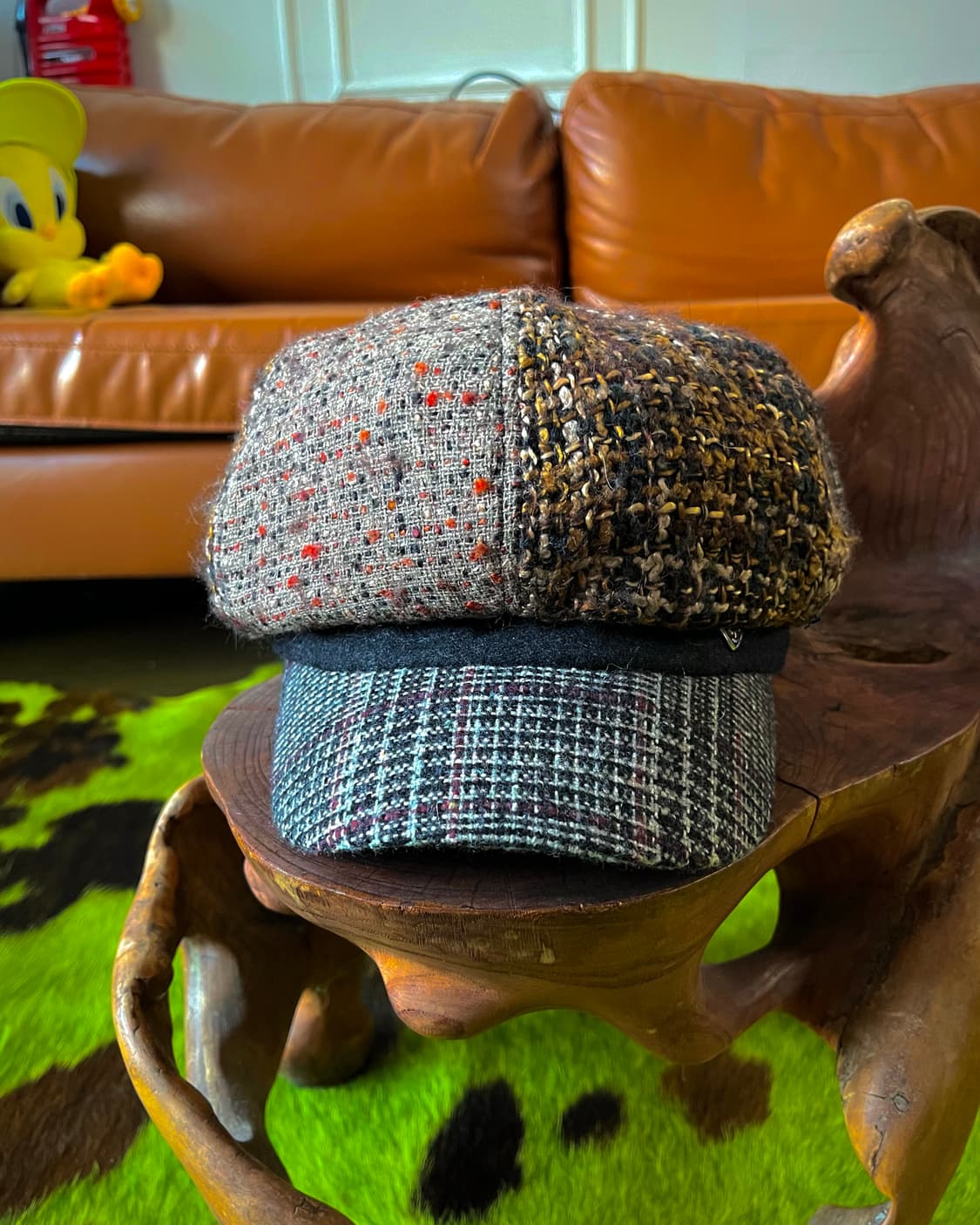 2000s renoma Paris 6-Panel Newsboy Cap 상품이미지5