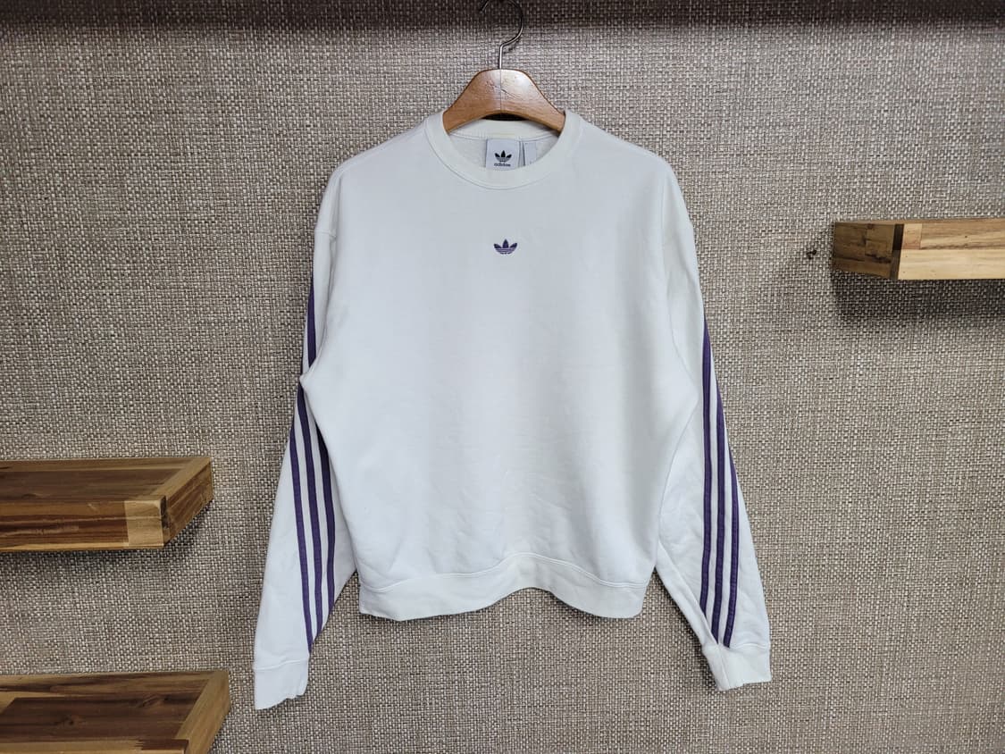 L 100사이즈 아디다스 기모 맨투맨 상품이미지1