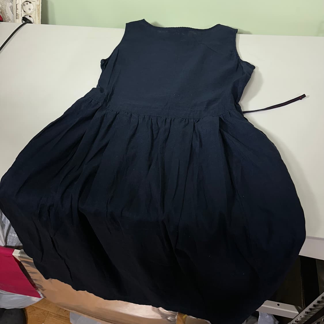 우먼S 유니클로 X 이네스드랑프레상쥬 민소매 린넨원피스 상품이미지6