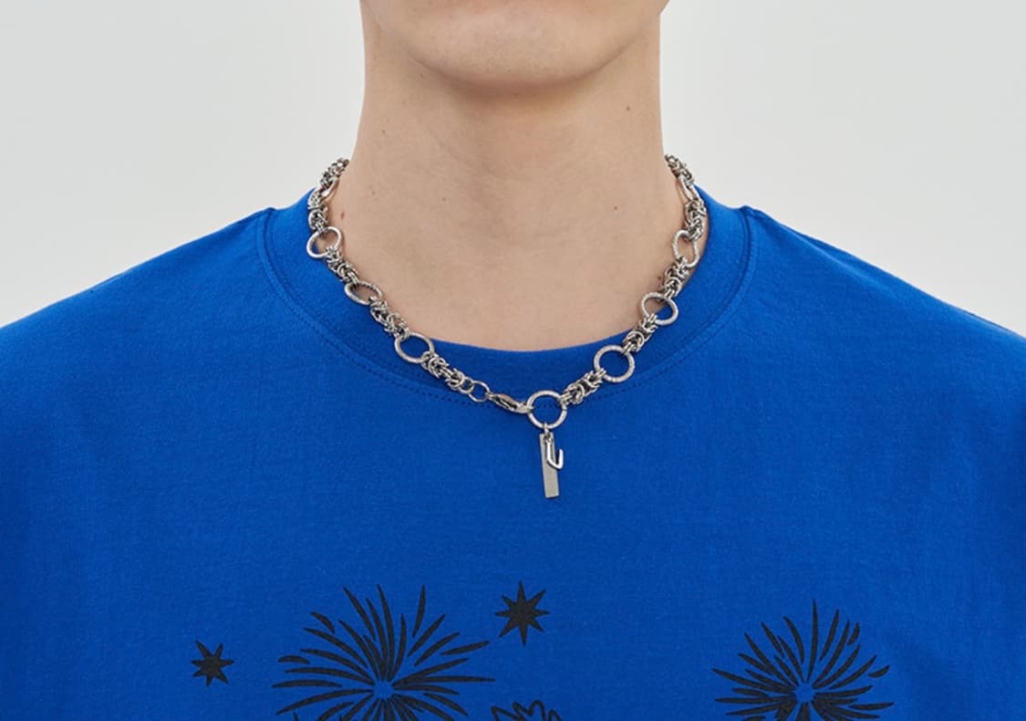 어널로이드- 유 팬던트 체인 네크리스 / 실버 상품이미지2