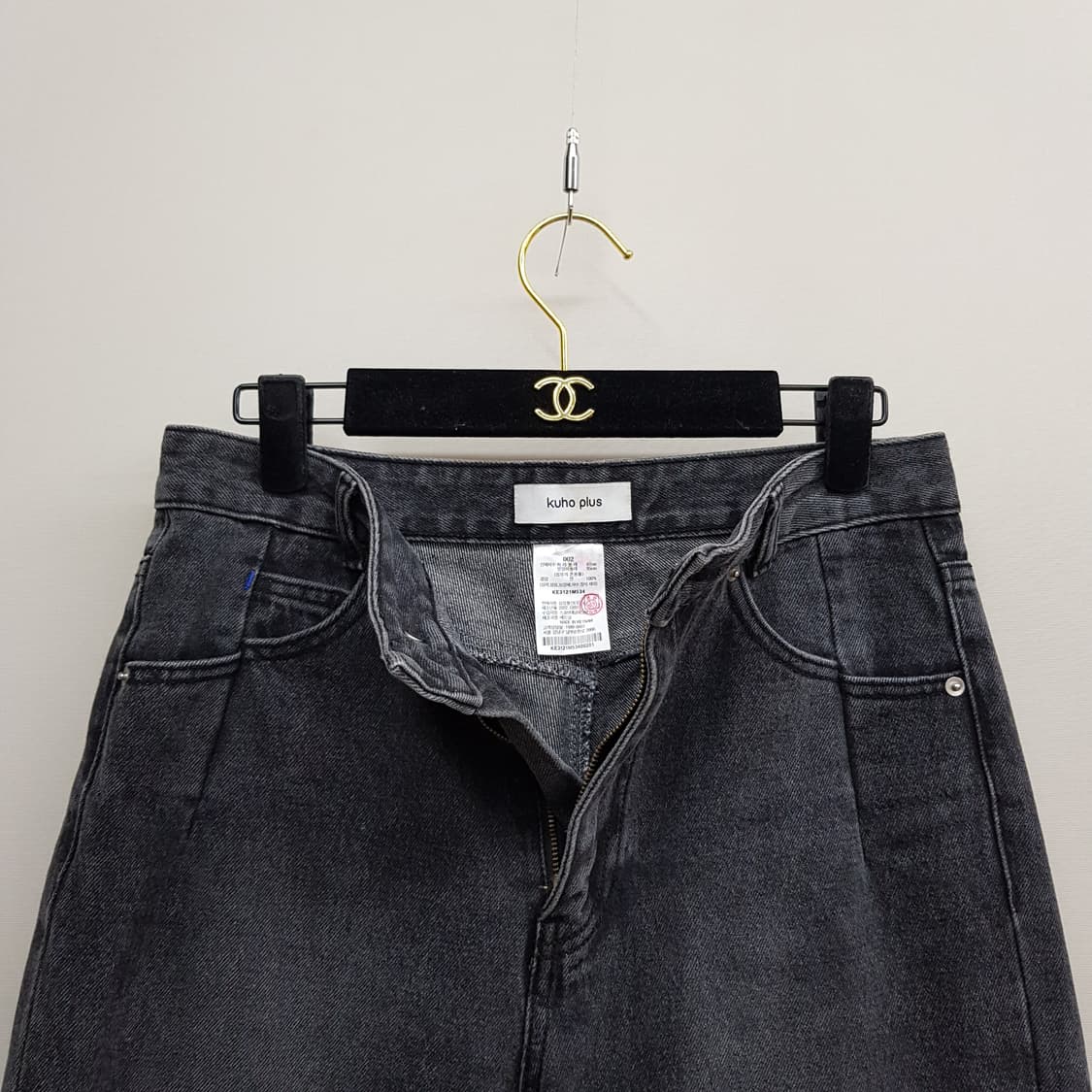 구호플러스 2022 컷오프 디테일 데님팬츠 2사이즈 상품이미지2