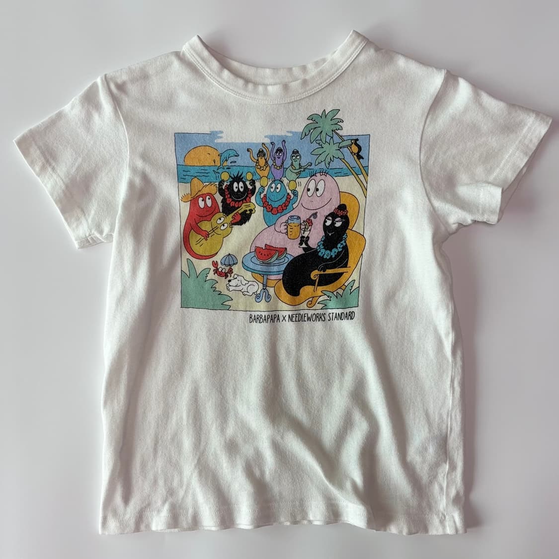 Barbapapa x NEEDLE WORKS 티셔츠 상품이미지1