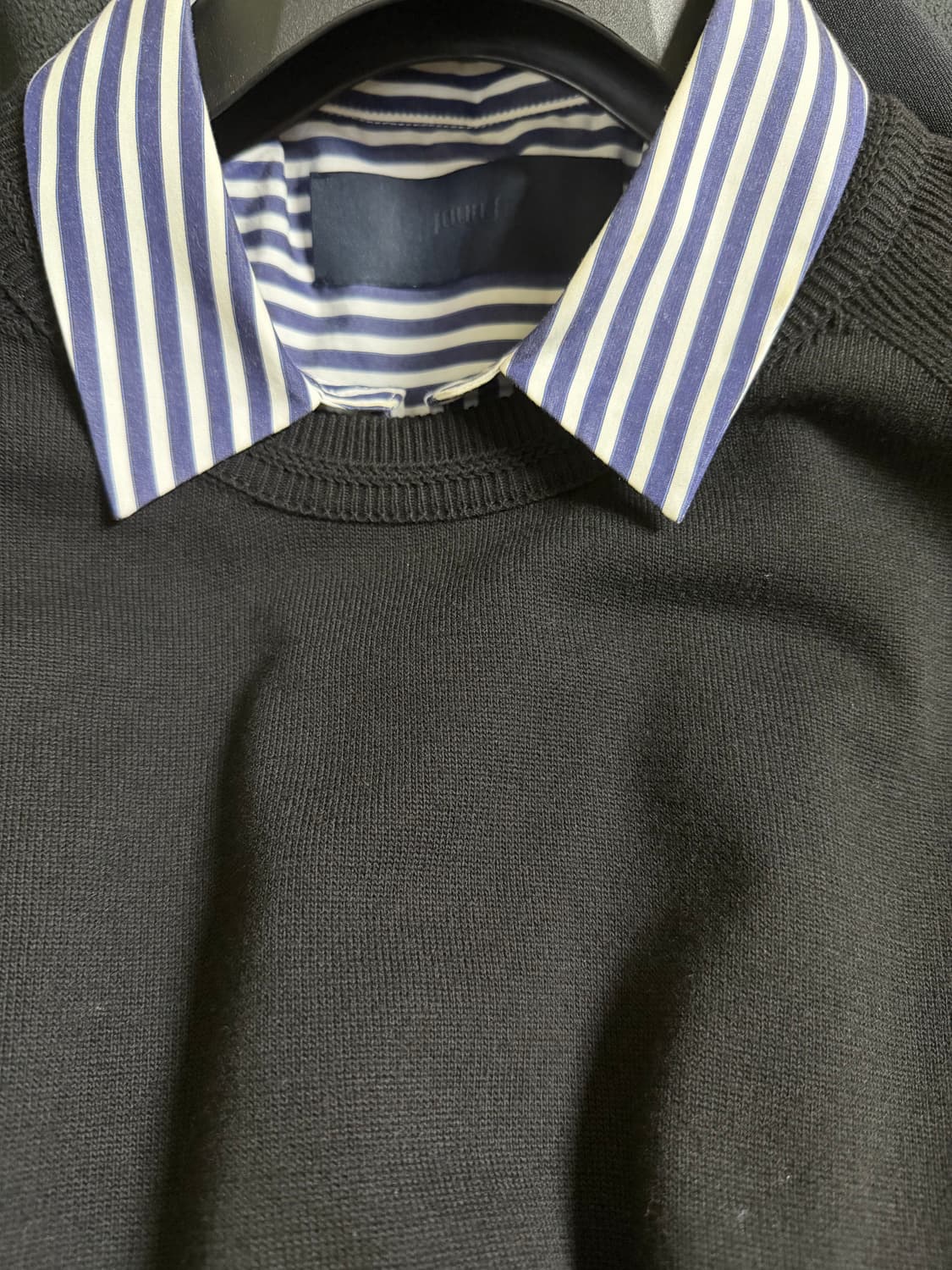 준지(JUUN.J)의 셔츠 레이어드 스웨터 L 상품이미지3