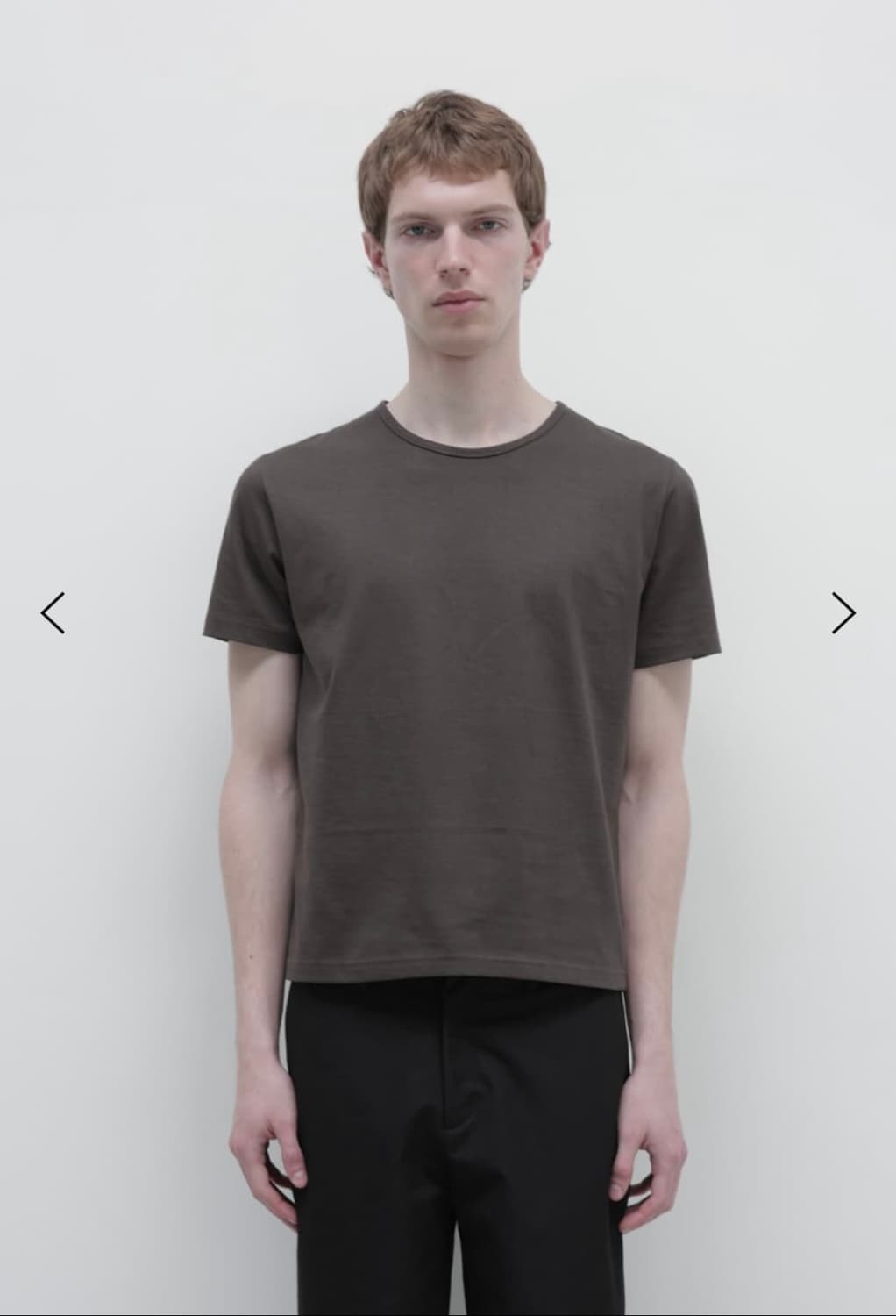 Pin t-shirt (Charcoal brown) 46 상품이미지1