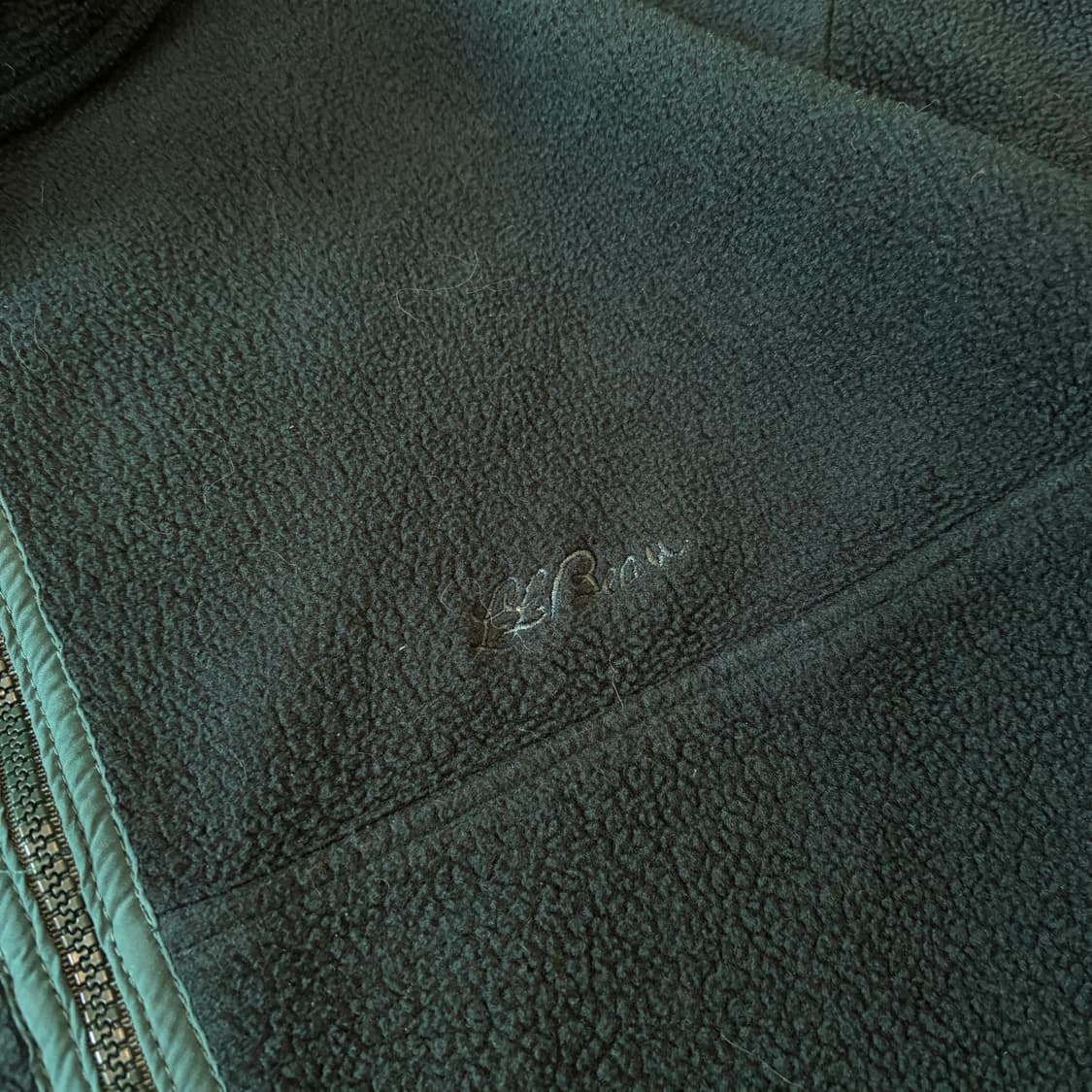 90s L.L.bean 90년대 생산 엘엘빈 그린 신칠라 플리스 자켓 상품이미지5