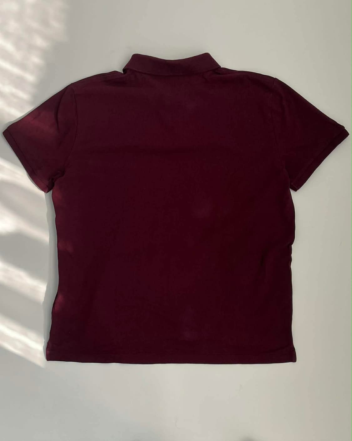 [XL] 폴로 랄프로렌 클래식핏 버건디 피케 폴로 셔츠 반팔 카라티 상품이미지2