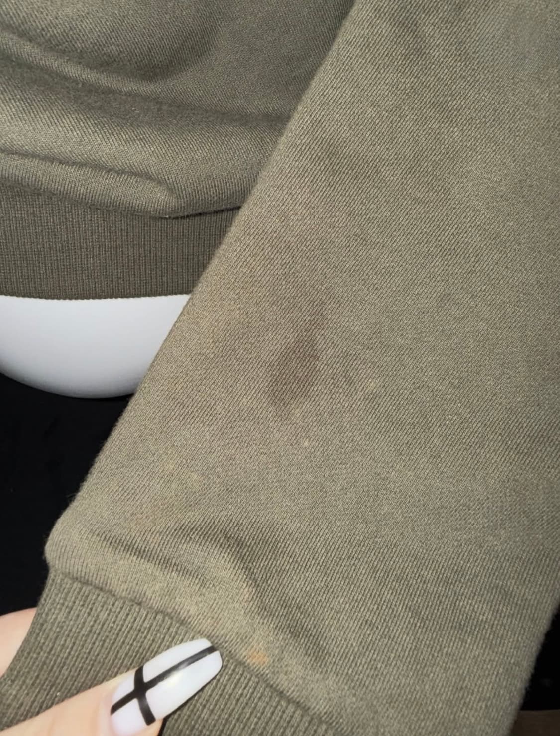 버카루 Y2K 카키 후드집업 상품이미지2